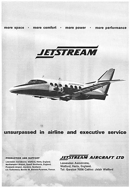 Jetstream Aircraft  Ltd  1971                                    