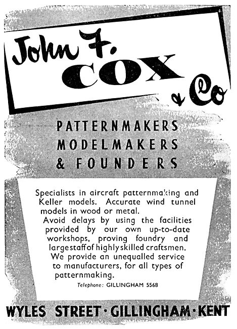 John F. Cox. Patternmakers, Modelmakers & Founders               