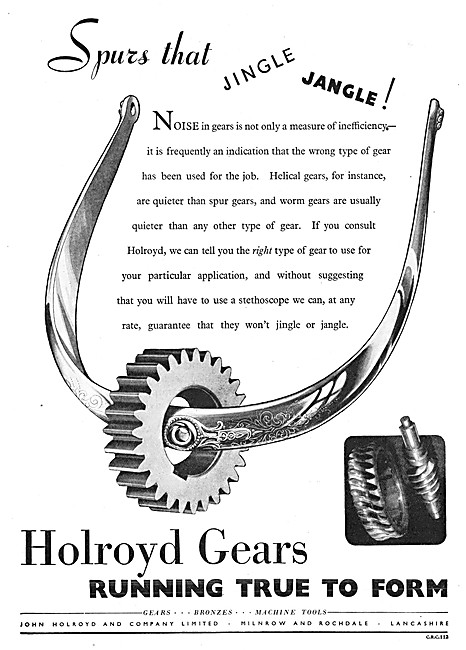 John Holroyd Gear Manufacturers - Holroyd Gears                  