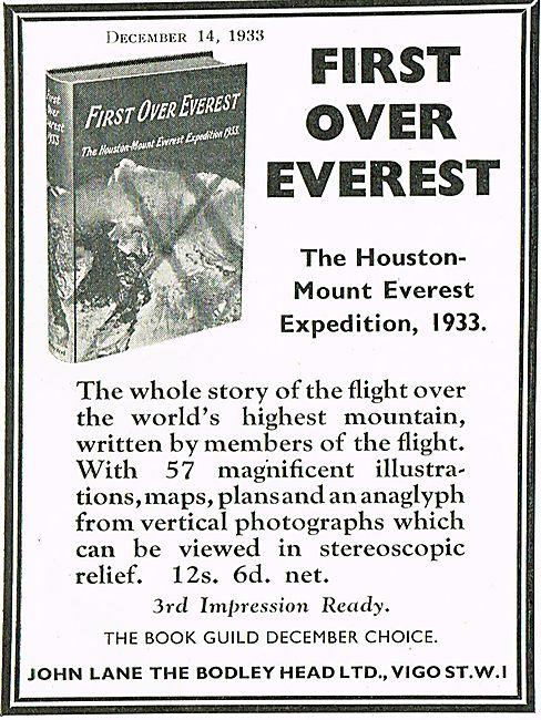 First Over Everest The Houston Mount Everest Expedition          