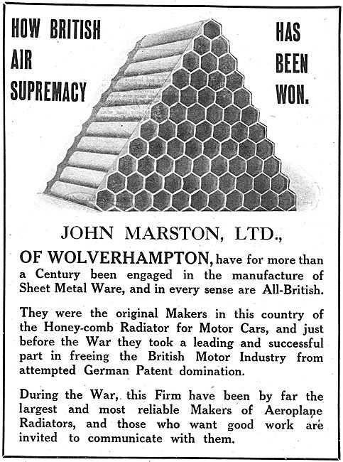 John Marston - Sheet Metal Workers To The Aircraft Trade         