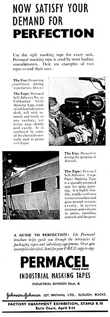 Johnson & Johnson Permacel Industrial Masking Tapes              