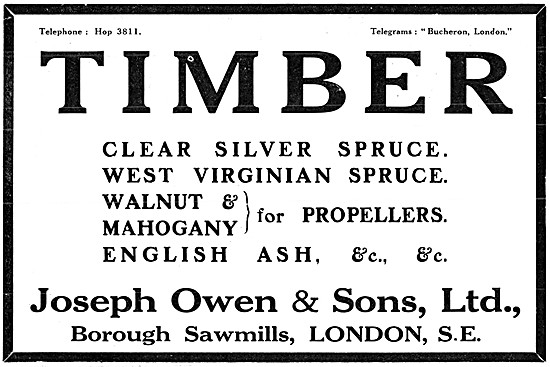 Joseph Owen: Timber Merchants                                    