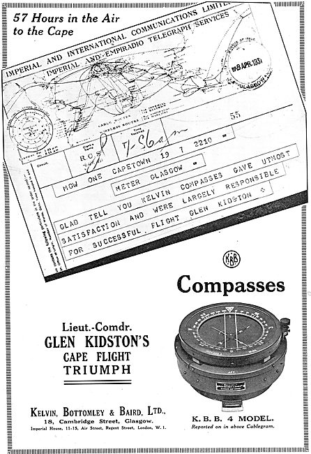 KBB Aircraft Compass. KBB 4                                      