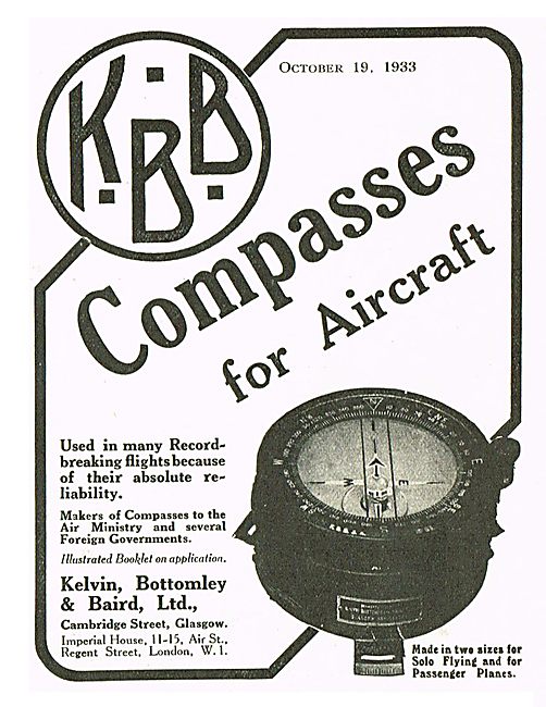 KBB Aircraft Compasses                                           