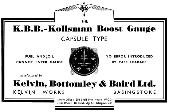 K.B.B.-Kollsman Boost Gauge                                      