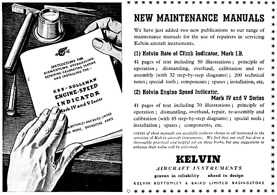 KBB Kelvin Aircraft Instruments. KBB-Kollsman                    