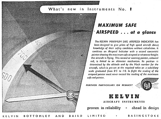 K.B.B. Kelvin Aircraft Instruments                               