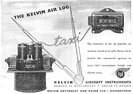 KBB Kelvin Aircraft Instruments - Kelvin Air Log                 
