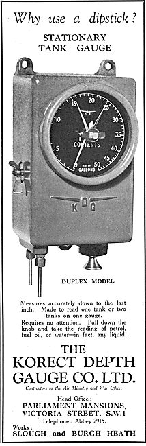 KDG - Stationary Tank Depth Gauge - Duplex Model                 