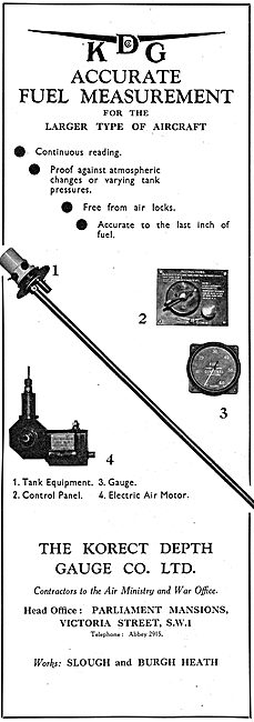 KDG - Aircraft Fuel Gauge Installations                          