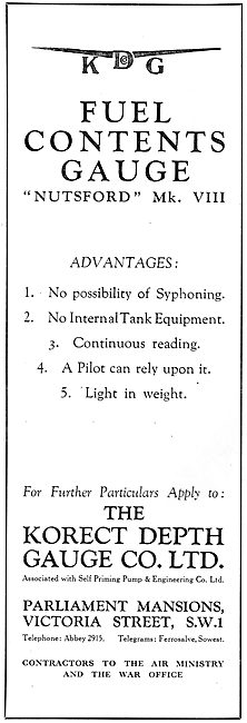 KDG - Aircraft Fuel Contents Gauge                               