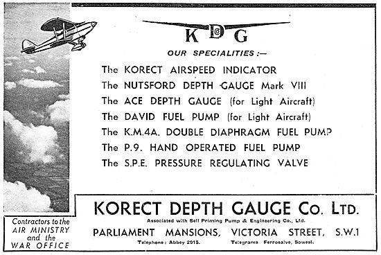 KDG - Aircraft Fuel Depth Gauge & Fuel System Components         