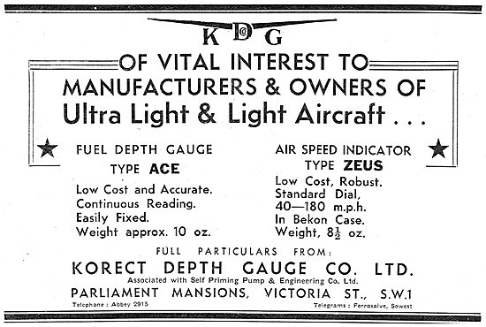 KDG - Aircraft Fuel Depth Gauges For Light Aircraft              