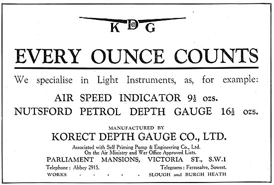 KDG - Aircraft Fuel Depth Gauges                                 