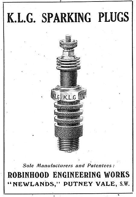 KLG Aero Engine Sparking Plugs                                   