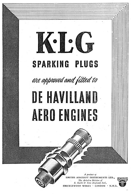 KLG Aircraft Sparking Plugs :                                    