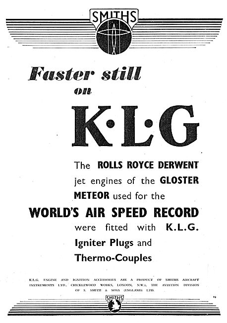 KLG Aircraft Igniter Plugs : Thermocouples                       