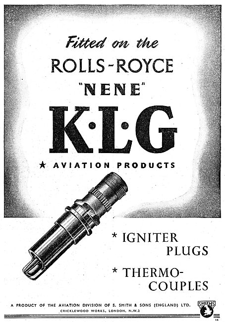 KLG Aircraft Igniter Plugs :                                     