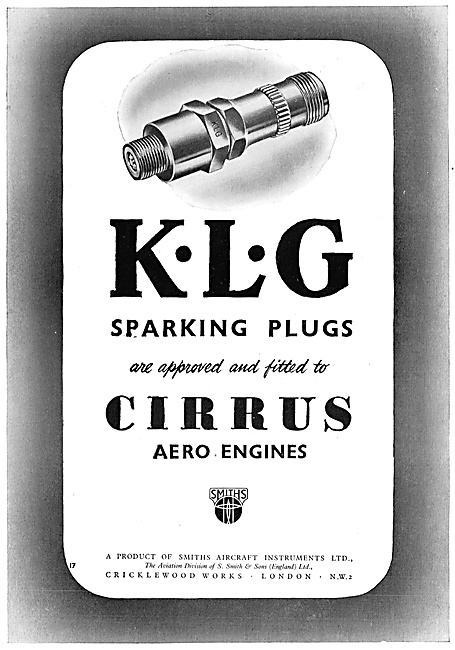 KLG Aircraft Sparking Plugs :                                    