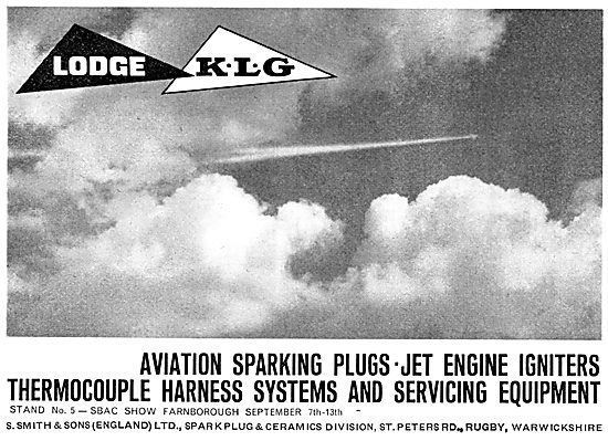 Lodge KLG Aircraft Sparking Plugs And Igniters                   