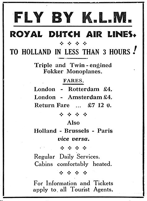 Fly KLM To Paris & Brussels Daily                                