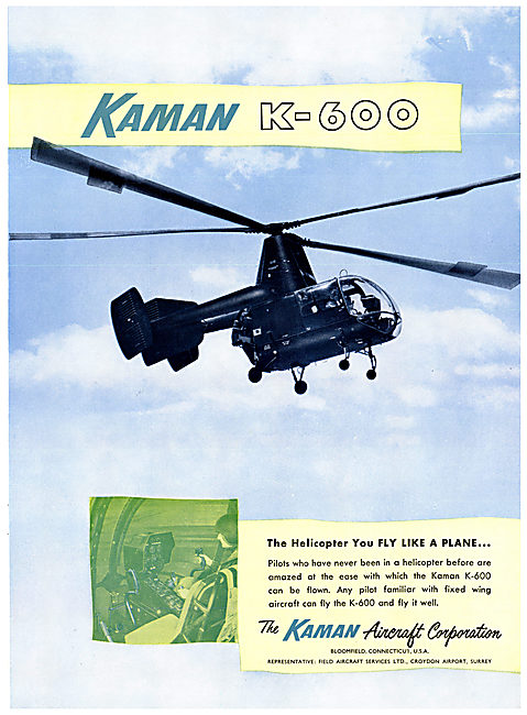 Kaman Aircraft K-600 Helicopter                                  