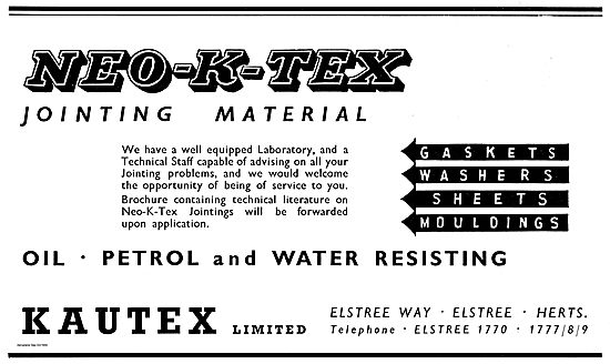 Kautex Neo-K-Tex Oil Resistant Jointing Material                 