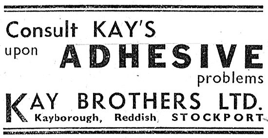 Kay Brothers Adhesives 1942 Advert                               