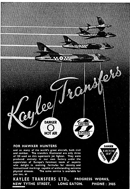 Kaylee Transfers For Aircraft Markings                           