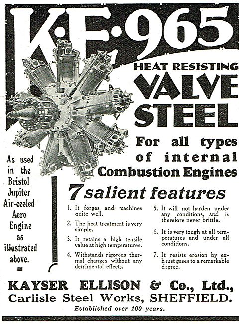 Kayser Ellison & Co Ltd - Steel For Internal Combustion Engines  