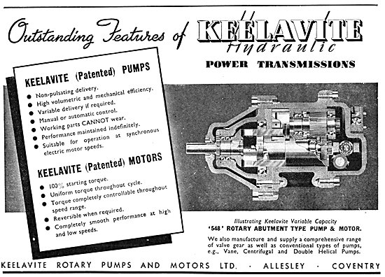 Keelavite Hydraulic Power Transmissions                          