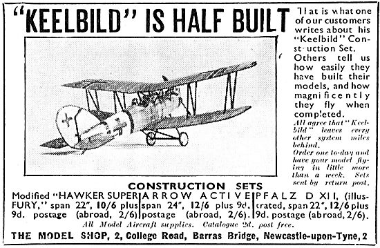 Keelbild Model Aircraft Construction Sets - PFALZ DXII           