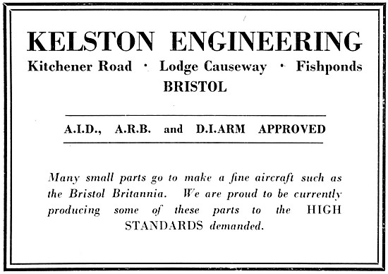 Kelston Engineering. Bristol. AID.ARB Approved Machining         