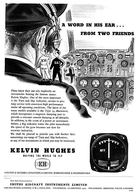 Kelvin & Hughes Aircraft Flight Instruments                      