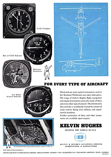 Kelvin & Hughes Aircraft  Instruments Smiths Aircraft Instruments