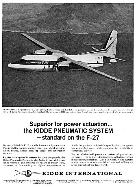 Walter Kidde Aircraft Pneumatic Systems                          