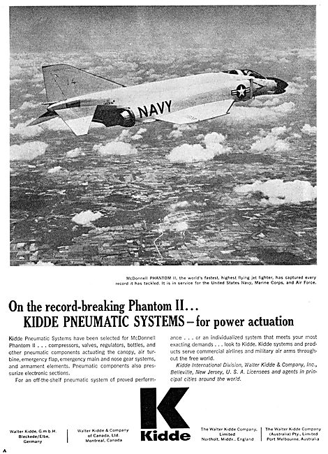 Walter Kidde Aircraft Pneumatic Systems For Power Actuation      