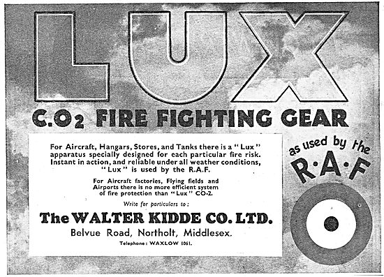 Walter Kidde LUX CO2 Fire Fighting Gear                          