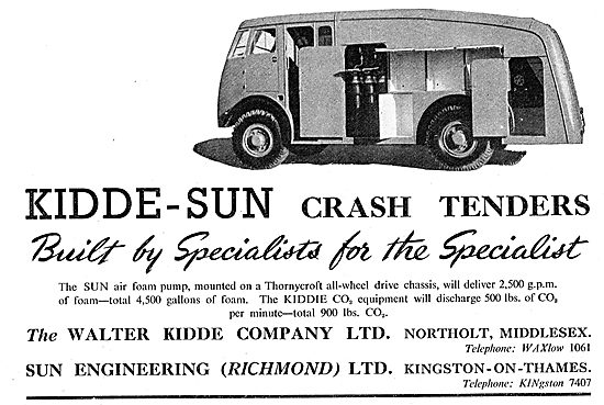  Kidde-Sun Airfield Crash & Rescue Tenders                       
