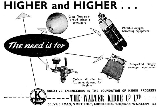 Walter Kidde Aircraft Emergency Survival Equipment               