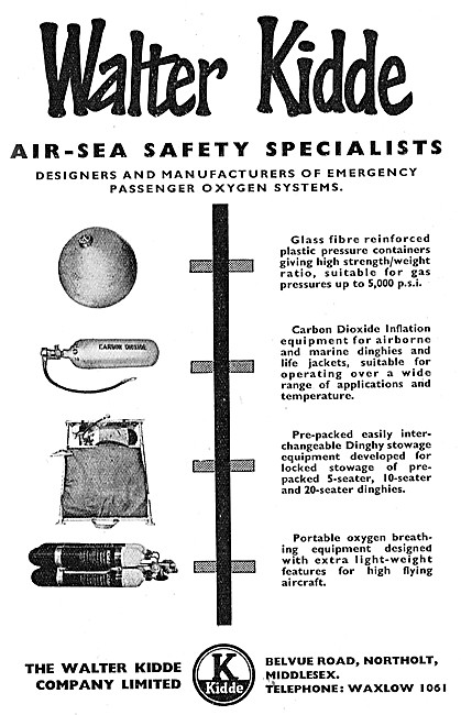 Walter Kidde Air-Sea Safety Equipment - Passenger Oxygen Systems 