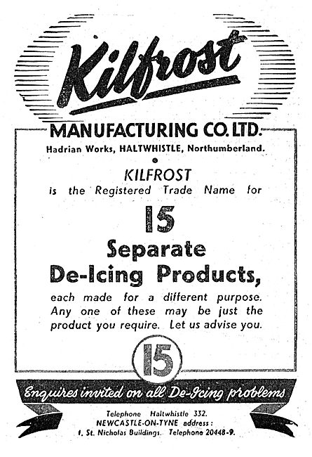 Kilfrost - De-Icing Products                                     