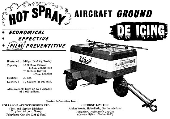 Kilfrost - Ground De-Icing Equipment                             