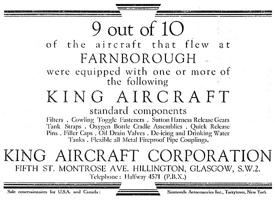 King Aircraft Corporation - Aircraft Components                  