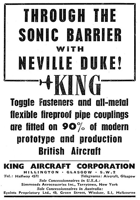 King Aircraft Corporation - King Fasteners                       