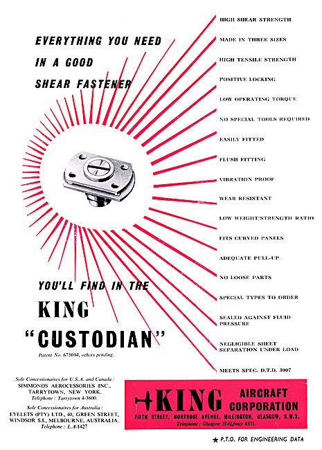 King Aircraft Corporation - Aircraft Fasteners & Accessories     