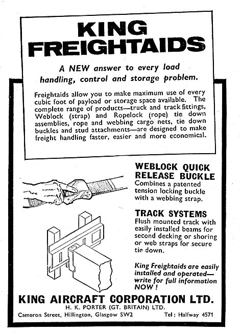 King Freightaids - Air Cargo Tiedowns & Restraints               
