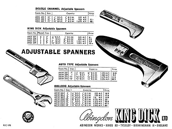 Abingdon King Dick - Spanners & Engineers Hand Tools             