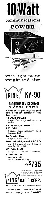 King Avionics - King KY-90 VHF Radio                             